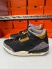 Nike Women's Air Jordan 3 Retro Shoes Black Cement Gold CK9246-067