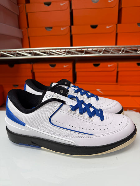 Nike Women's Air Jordan 2 Retro Low Shoes White Blue Black DX4401-104
