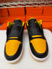 Nike Men's Air Jordan 1 Low Shoes Black Yellow Ochre 553558-072