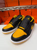 Nike Men's Air Jordan 1 Low Shoes Black Yellow Ochre 553558-072