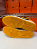 Nike Men's Air Jordan 1 Low Shoes Black Yellow Ochre 553558-072