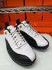 Nike Men's Air Jordan 12 Low Golf Shoes White Black Taxi DH4120-100