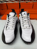 Nike Men's Air Jordan 12 Low Golf Shoes White Black Taxi DH4120-100
