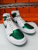 Nike Men's Air Jordan 1 High Golf Shoes White Pine Green DQ0660-130
