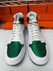 Nike Men's Air Jordan 1 High Golf Shoes White Pine Green DQ0660-130
