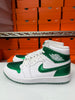 Nike Men's Air Jordan 1 High Golf Shoes White Pine Green DQ0660-130