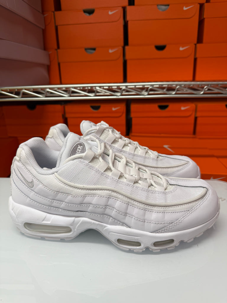 Nike Men's Air Max 95 Essential Shoes Triple White CT1268-100