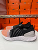 Nike Men's React Phantom Run Flyknit 2 Shoes Black White Orange DQ7647-001