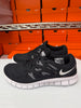 Nike Men's Free Run 2 Shoes Black White Grey 537732-004