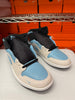 Nike Men's Air Jordan 1 Mid SE Shoes White Blue Chill Black IM6567-121