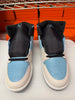 Nike Men's Air Jordan 1 Mid SE Shoes White Blue Chill Black IM6567-121