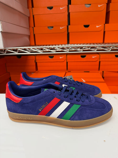 Adidas Men's Gazelle Indoor Shoes FIFA Blue Red Green White IH9666