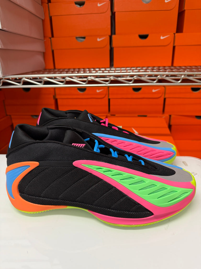 Adidas Men's Anthony Edwards 2 Shoes Black Multi Color KK0645