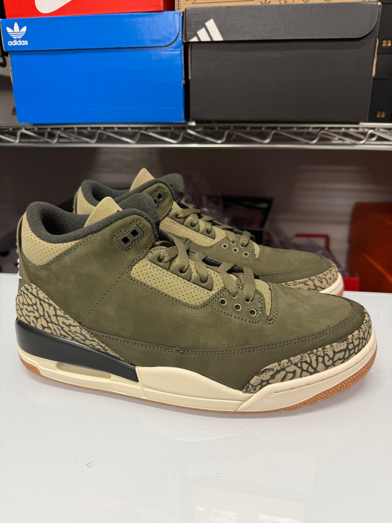 Nike Men's Air Jordan 3 Retro Shoes Olive Sequoia DN3707-202