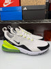 Nike Men's Air Max 270 Golf Shoes White Black Volt CK6483-105