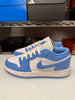 Nike Kids (GS) Air Jordan 1 Low SE Shoes White Legend Blue FZ3929-114