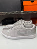 Nike Men's Air Jordan 1 Retro Low OG Shoes Metallic Silver Grey CZ0790-002