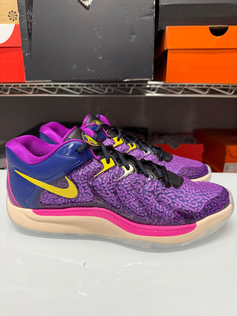 Nike Men's KD 17 Shoes Blue Purple Yellow FJ9487-400