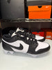 Nike Men's Jordan 1 Low TD Cleat White Black Panda FJ6245-100