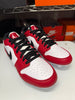 Nike Men's Jordan 1 Low TD Cleat White Black Red FJ6245-106