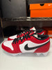 Nike Men's Jordan 1 Low TD Cleat White Black Red FJ6245-106