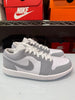 Nike Women's Air Jordan 1 Low Shoes White Grey DC0774-105