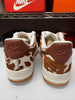 Nike Women's Air Force 1 '07 Shoes Cow Print Brown Sail IO0442-200