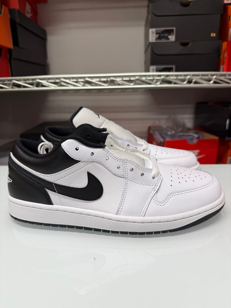 Nike Men's Air Jordan 1 Low Shoes White Black 553558-132