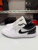 Nike Men's Air Jordan 1 Low Shoes White Black 553558-132