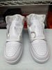 Nike Men's Air Jordan 1 Mid SE Shoes Distressed White Silver IR2271-100