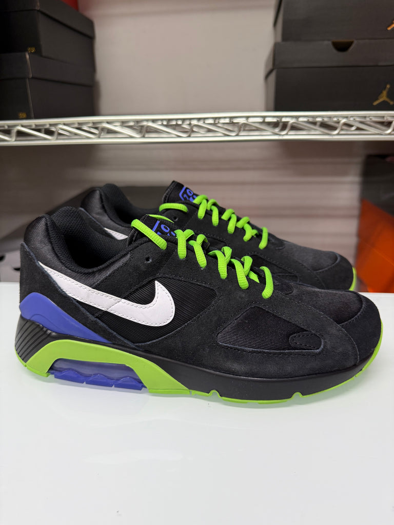 Nike Men's Air 180 QS Shoes Joker Black White Green FZ3058-001