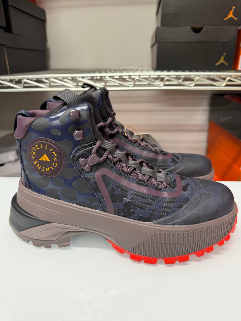 Adidas Women's Terrex Hiking Boot Stella McCartney Shoes Charcoal Red IF1793