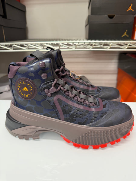 Adidas Women's Terrex Hiking Boot Stella McCartney Shoes Charcoal Red IF1793