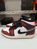 Nike Men's Air Jordan 1 Mid SE Shoes Black Red White DV9565-006