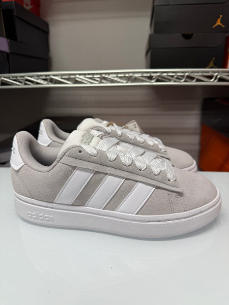 Adidas Men's Grand Court Alpha 00s Shoes Grey White JH7234
