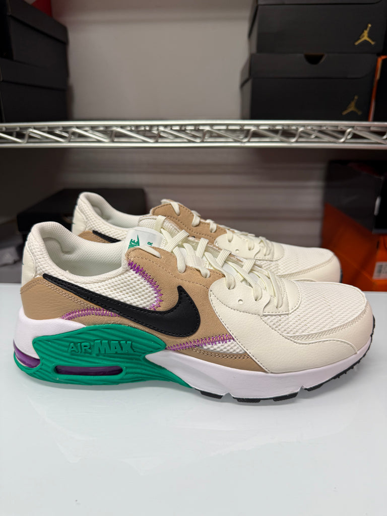 Nike Men's Air Max Excee Shoes Sail Black Green Beige CD4165-117