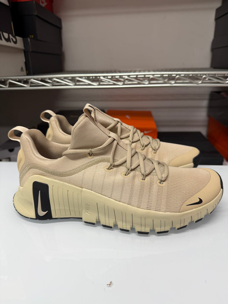 Nike Men's Free Metcon 6 Shoes Desert Khaki Black FJ7127-200