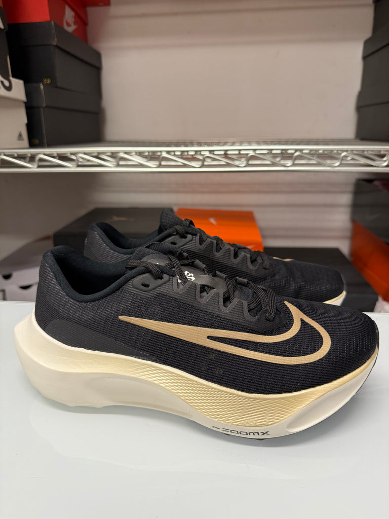 Nike Men's Zoom Fly 5 Shoes Black Gold Sail DM8968-002