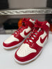 Nike Women's Dunk High Shoes Sail Red White Gum DD1869-114