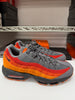 Nike Men's Air Max 95 PRM Shoes Atlanta Grey Orange Red FZ4125-060