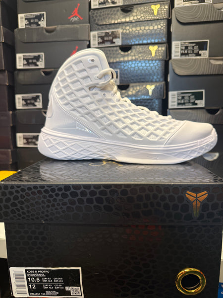 Nike Men's Kobe III Protro White Shoes HM4351-100