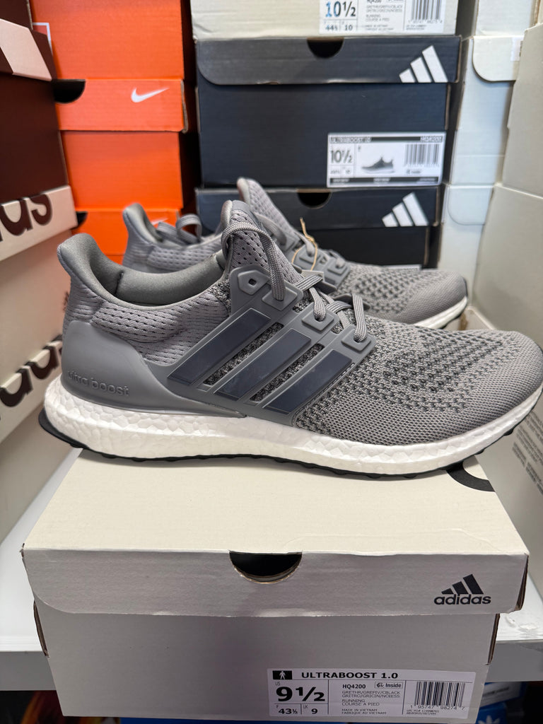 Adidas Men's Ultraboost 1.0 Shoes Grey White HQ4200