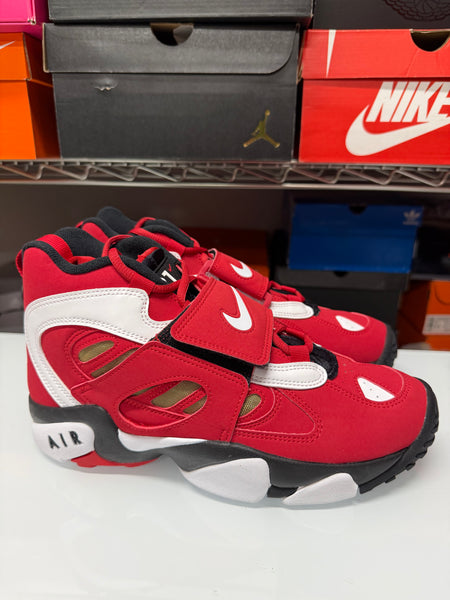 Nike Men's Air Diamond Turf 2 Shoes Red White Black HQ2631-600
