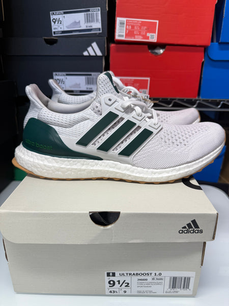 Adidas Men's Ultraboost 1.0 Shoes White Green JH6600