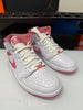 Nike Women's Air Jordan 1 Mid SE Shoes White Desert Berry IO0669-100