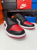 Nike Men's Air Jordan 1 Low Bred Toe 2.0 Shoes Red Black White 553558-161