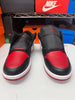 Nike Men's Air Jordan 1 Low Bred Toe 2.0 Shoes Red Black White 553558-161