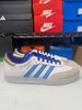 Adidas Men's Samba Messi Shoes White Blue ID3550