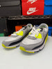 Nike Men's Air Max 90 OG Volt Shoes White Black Grey Volt CD0881-103