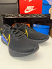 Nike Men's React Infinity Run Flyknit 3 Shoes Black Blue Yellow DZ4845-001